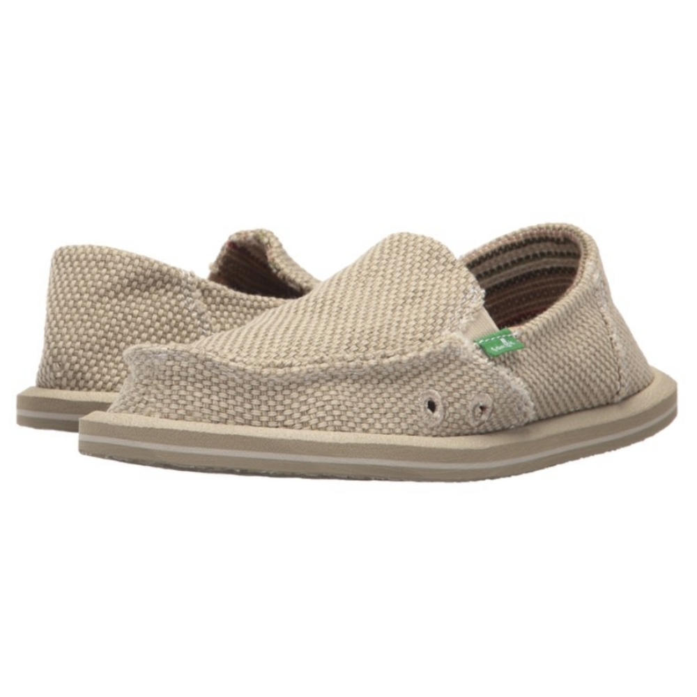 Sanuk kids Boys Loafer Flats shoes sz 3